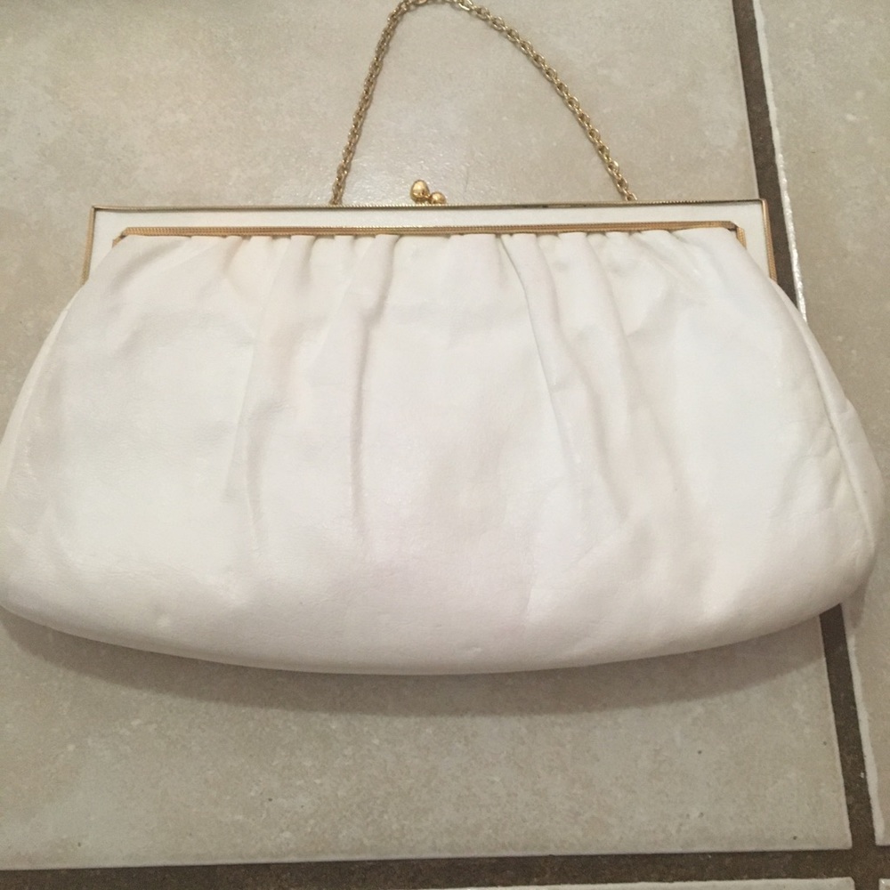 Black clutch, but has a chain strap